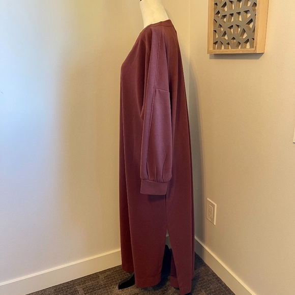 Prologue Long Wine coloured dress with Belt - Picture 7 of 10